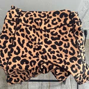 Balance Athletica Kingdom Collection King Cheetah Biker Shorts, lightly worn